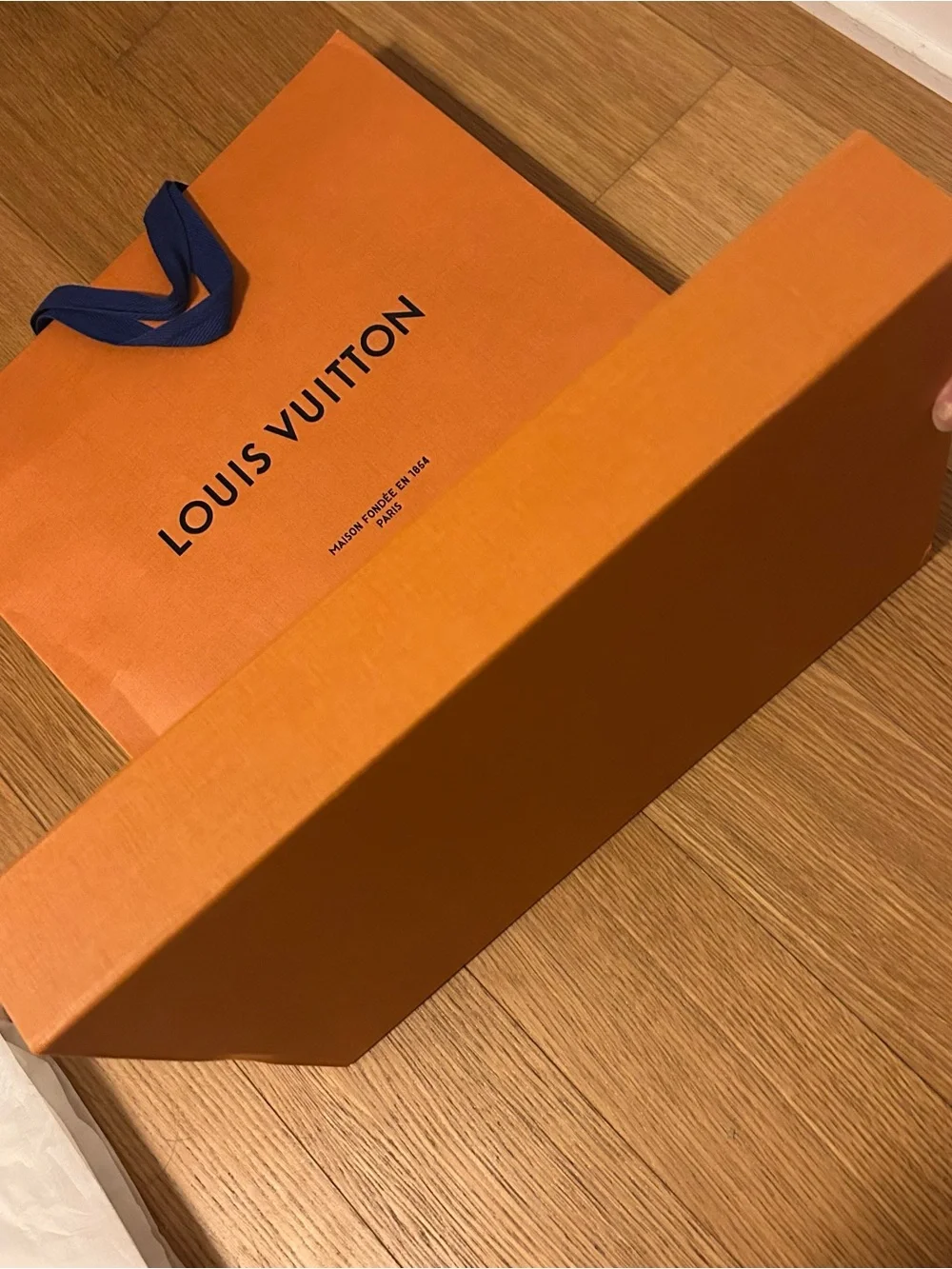 Louis Vuitton gift box and shopping bag